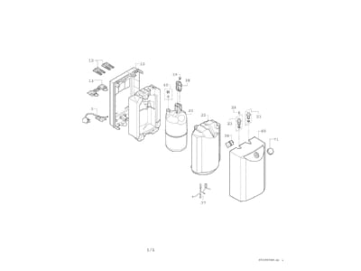 Exploded view 2 Bosch Thermotechnik TR2500TO 5 T Small storage water heater 5l