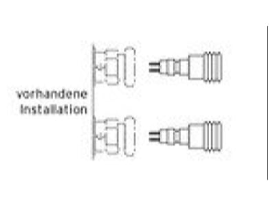 Line drawing Vaillant 000472 Connection tube mounting kit    Promotional item