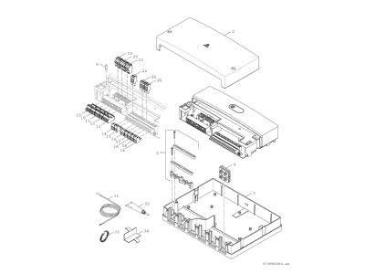 Exploded view 2 Bosch Thermotechnik MM200 Fixed application controller