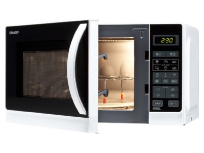 Product image detailed view Sharp R642WW Microwave oven 20l 800W white