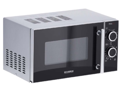Product image slanted 3 Severin MW 7771 sw si Microwave oven 20l 700W silver
