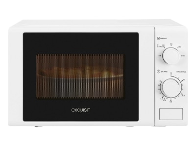 Product image front EXQUISIT MW 900 030 ws Microwave oven 20l 700W white

