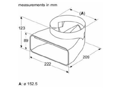 Mazeichnung Siemens MDA HZ9VDSI1 Connector flat round 90Grad