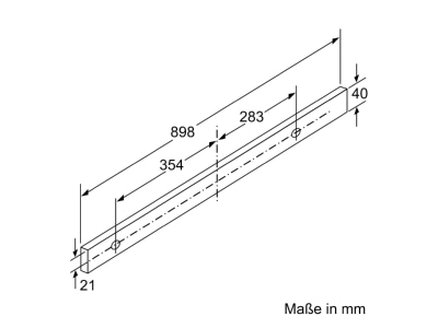 Dimensional drawing 2 Siemens MDA LI94LB530 Flat screen hood 
