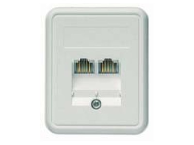 Produktbild Telegaertner J00023A0176 Anschlussdose UMJ45 8 8 Ap Cat 5e alpinweiss
