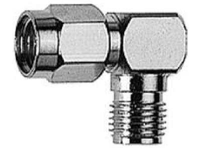 Product image Telegaertner J01154A0021 SMA angled plug bus coupler
