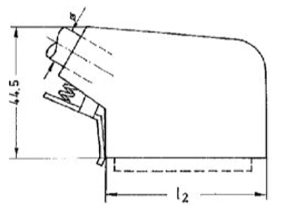 Dimensional drawing 3 Telegaertner H00032A0942 Plug case for industry connector