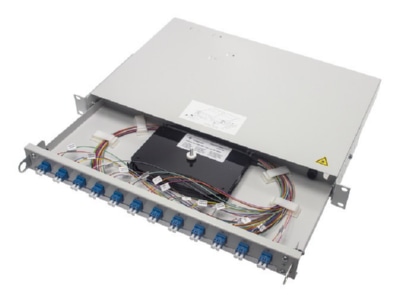 Produktbild Detailansicht Telegaertner H02030E0010 Spleissbox bestueckt PROFI V 6xSCD OS2