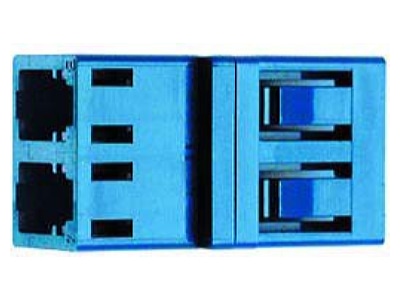 Produktbild Telegaertner J08071A0000 Durchfuehrungskupplung LC Duplex MM SM