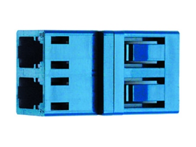 Produktbild Detailansicht Telegaertner J08071A0000 Durchfuehrungskupplung LC Duplex MM SM