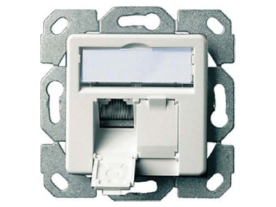 Produktbild Telegaertner J00020A0500 Netzwerkdose  Kategorie 6  alpinweiss 