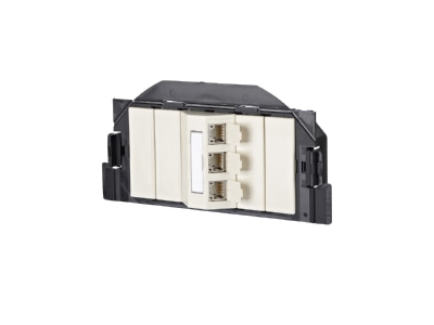 Product image Metz 130B11S30201 E RJ45 8 8  Data outlet 6A  IEC  white
