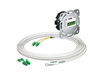 Product image 1 Kaiser 4250019 LC Quad Optic data outlet white
