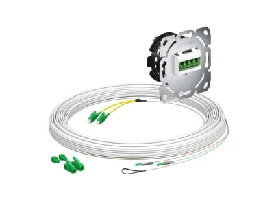 Product image 1 Kaiser 4250020 LC Quad Optic data outlet white
