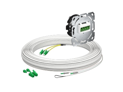 Product image 1 Kaiser 4250023 LC Quad Optic data outlet white
