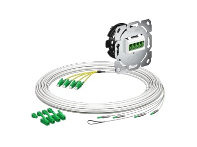 Product image 1 Kaiser 4250024 LC Quad Optic data outlet white
