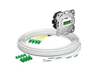 Product image 1 Kaiser 4250027 LC Quad Optic data outlet white
