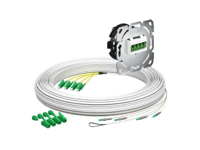 Product image 1 Kaiser 4250028 LC Quad Optic data outlet white
