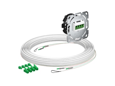 Product image 1 Kaiser 4250031 LC Quad Optic data outlet white
