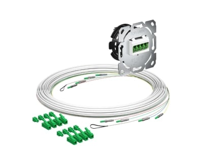 Product image 1 Kaiser 4250034 LC Quad Optic data outlet white
