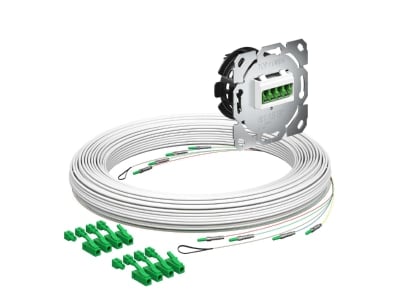 Product image 1 Kaiser 4250038 LC Quad Optic data outlet white
