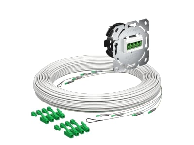 Product image 2 Kaiser 4250038 LC Quad Optic data outlet white