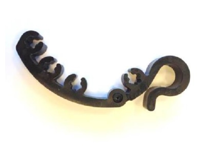 Produktbild 2 Devi 140F1511  VE25  Dachrinnenhalter Kunststoff  m Gelenk 140F1511  Inhalt  25 