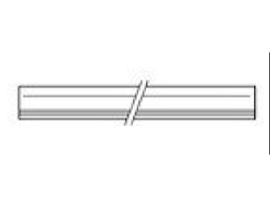 Line drawing Vaillant 0020092561  VE2  Solar mounting profile