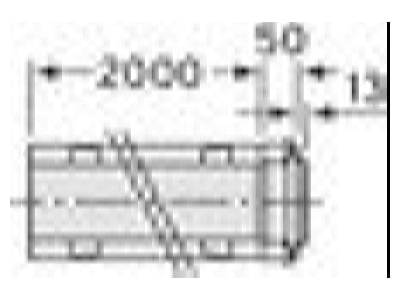 Mazeichnung Vaillant 0020106378 Verlaengerung 2 0m 110 160mm konz 