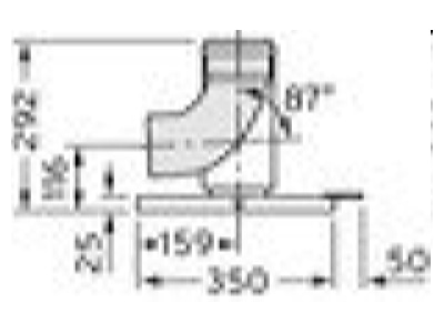 Mazeichnung Vaillant 0020106388 Stuetzbogen 87Grad 110mm PP