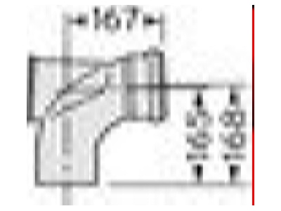 Dimensional drawing Vaillant 0020106392 Concentric flue gas air supply form