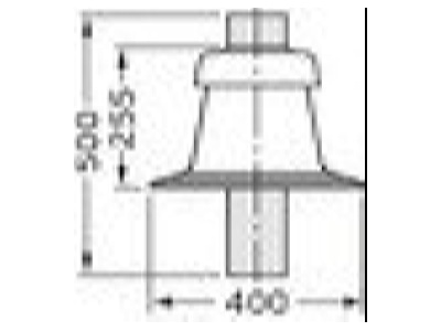 Dimensional drawing Vaillant 0020106397 Slide valve  round air duct