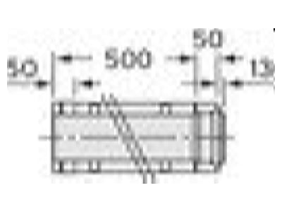 Mazeichnung Vaillant 0020106402 Verlaengerung 0 5m 110 160mm