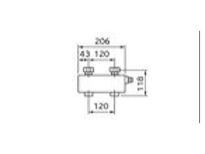 Dimensional drawing Vaillant 0020219140 Accessories spare parts for central gas