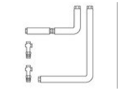 Line drawing Vaillant 0020219143 Accessories spare parts for central gas
