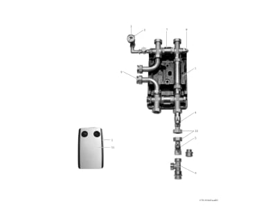 Exploded view 2 Bosch Thermotechnik DDV32 Accessories spare parts for heat pump
