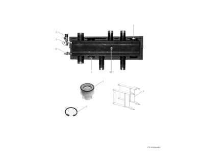 Exploded view 2 Bosch Thermotechnik DDV40 Accessories spare parts for heat pump
