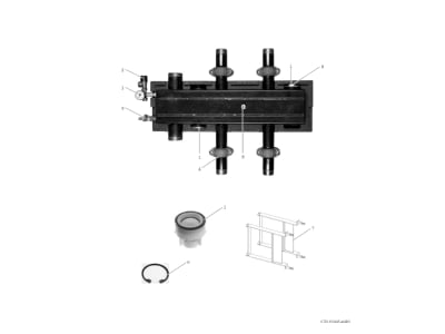 Exploded view 2 Bosch Thermotechnik DDV50 Accessories spare parts for heat pump