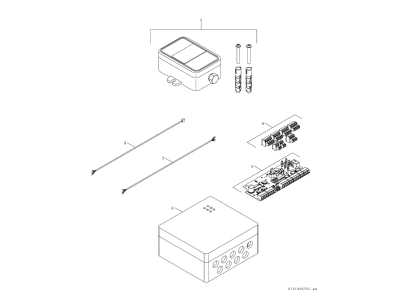 Exploded view 1 Bosch Thermotechnik ELB EKR Electric boiler
