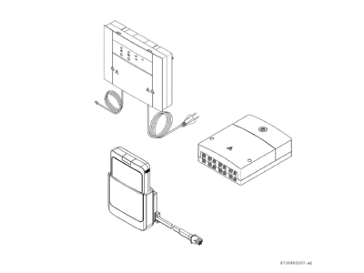 Explosionszeichnung 1 Bosch Thermotechnik SET K30RF WLAN Internetmodul