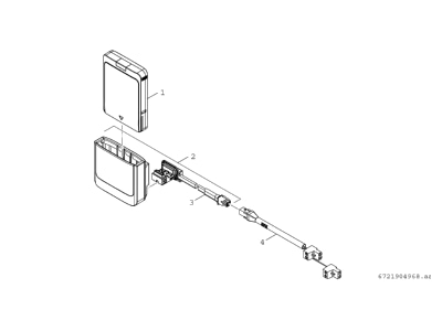 Explosionszeichnung 4 Bosch Thermotechnik SET K30RF WLAN Internetmodul