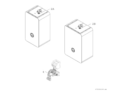 Exploded view 1 Bosch Thermotechnik TH350012 Electric boiler
