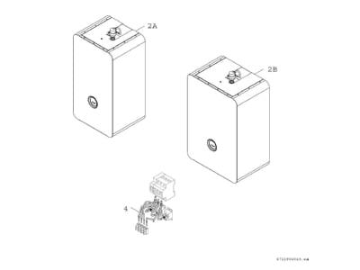 Exploded view 5 Bosch Thermotechnik TH350012 Electric boiler
