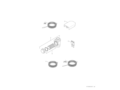 Exploded view 2 Bosch Thermotechnik AWB17 Heat pump  air water  split type
