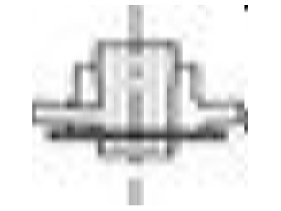 Line drawing 1 Vaillant 303913 Connection tube mounting kit
