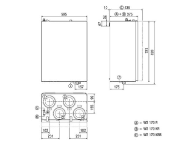 Mazeichnung Maico WS 170 RET Raumluft System