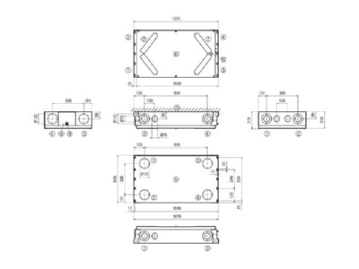 Mazeichnung Maico WS 120 Trio LLV Zentralgeraet