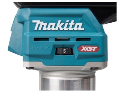 Detailed view 15 Makita RT001GZ10 Plunge router  battery 