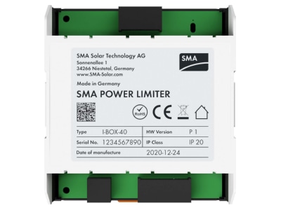 Front view SMA Solar SMA Power Limiter Accessory for Photovoltaic
