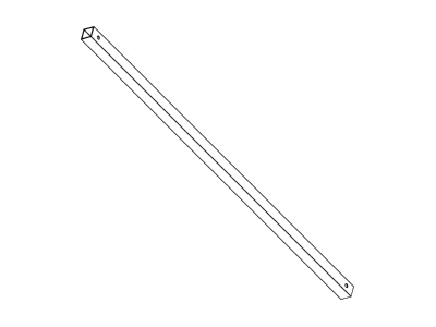Line drawing K2 Systems 2003269 Solar mounting profile